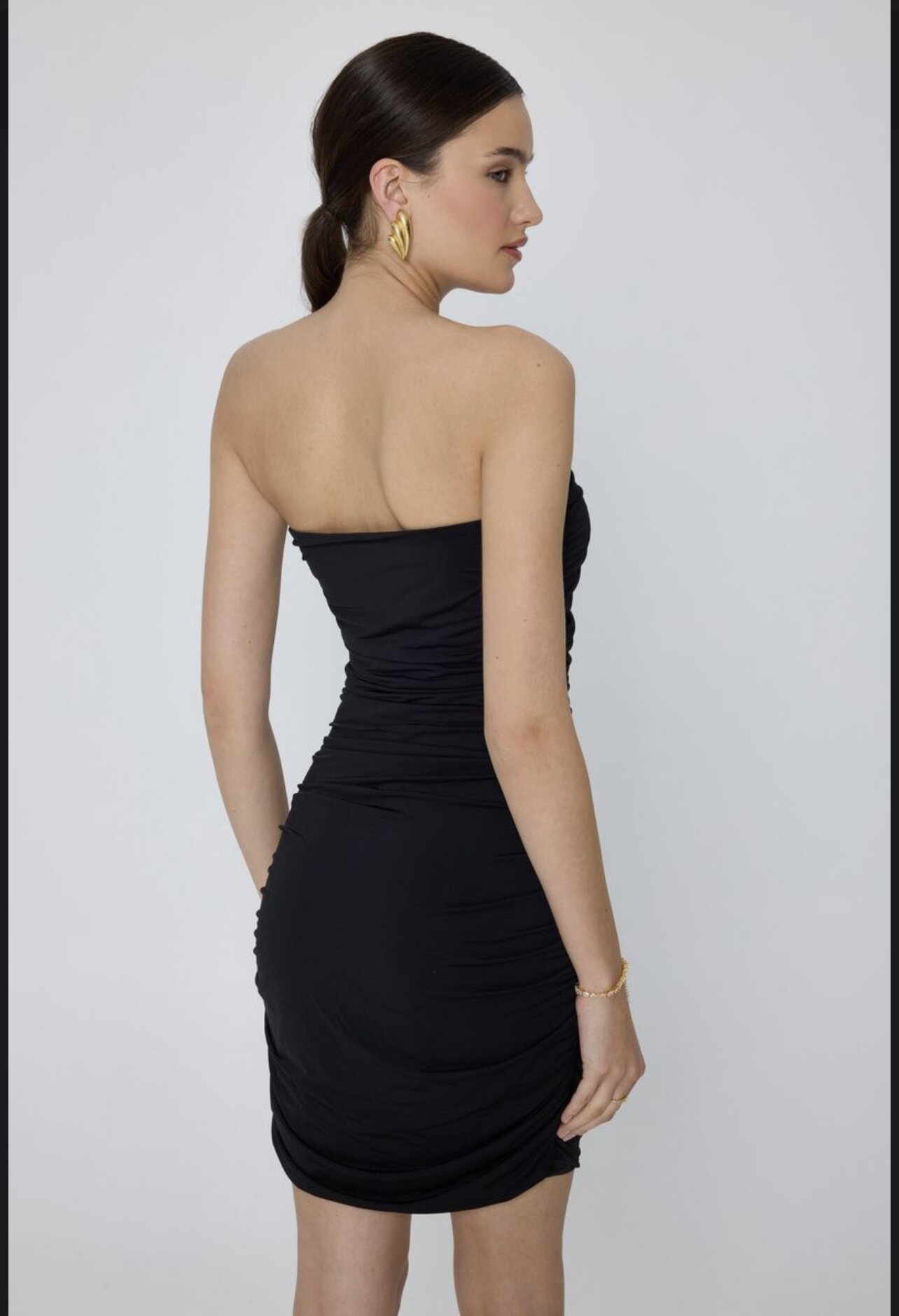 Strapless Μίνι Φόρεμα