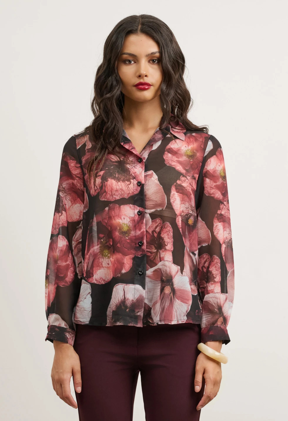 Πουκάμισο με λουλούδια