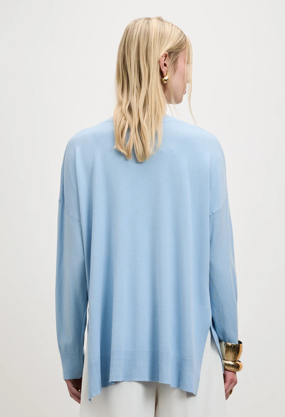 Μακριά πκελτή μπλούζα