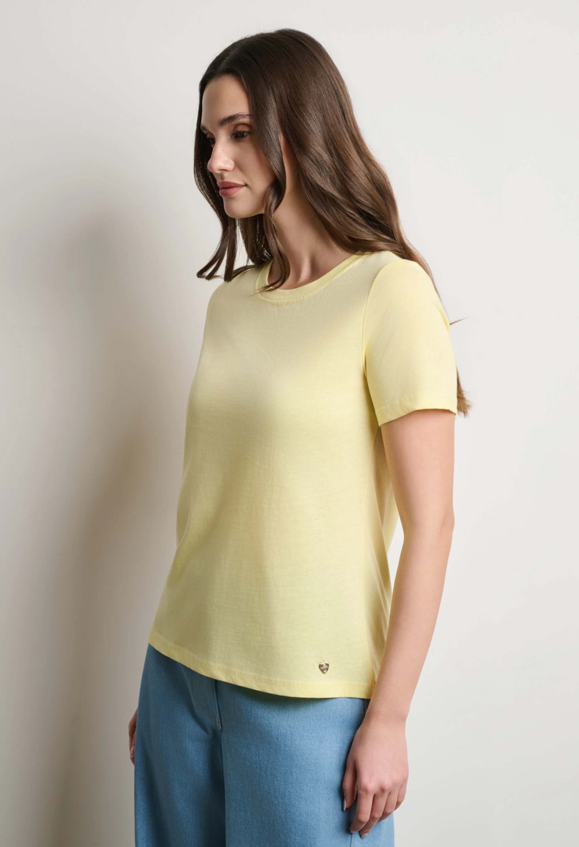 Basic κίτρινο t-shirt