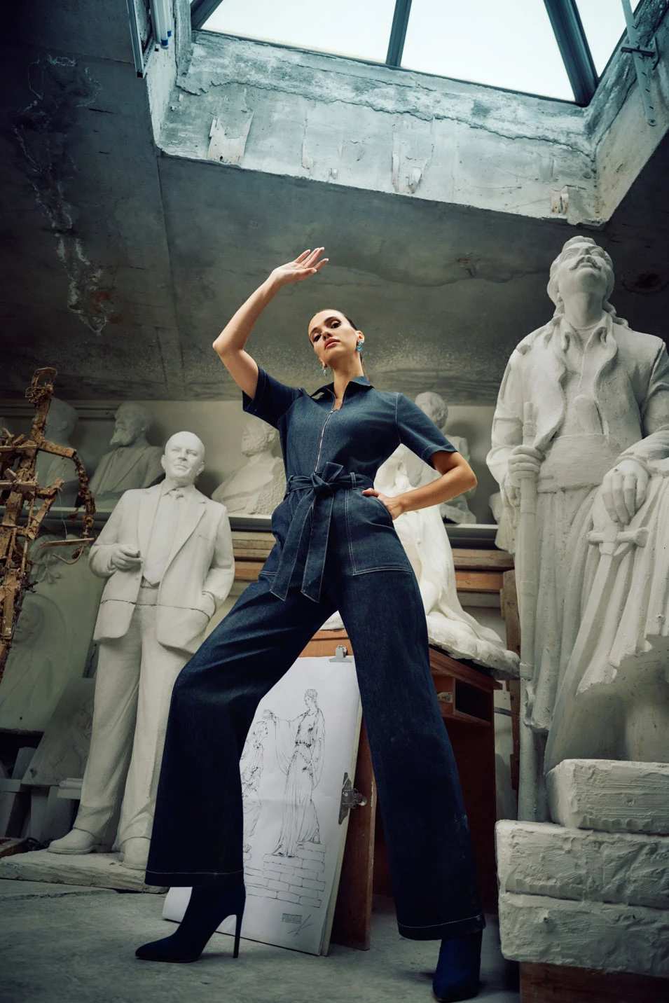 Denim ολόσωμη φόρμα