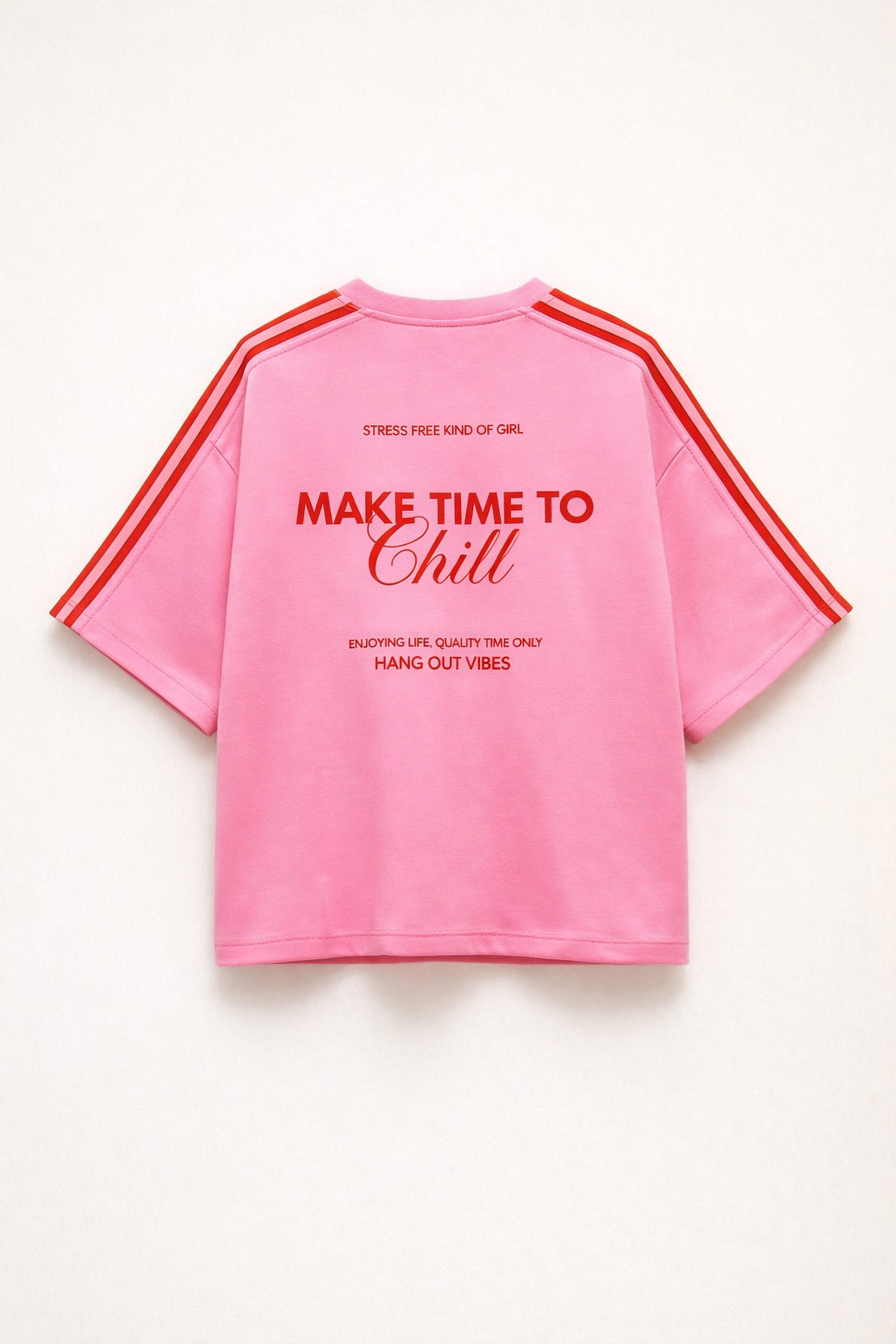 Ροζ t-shirt με σχέδιο