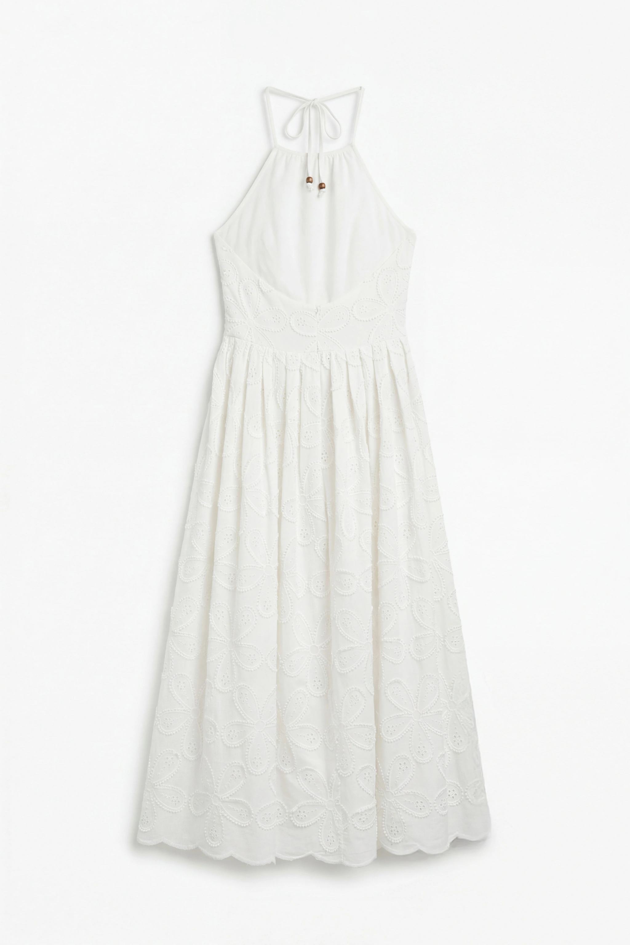 Λευκό maxi φόρεμα