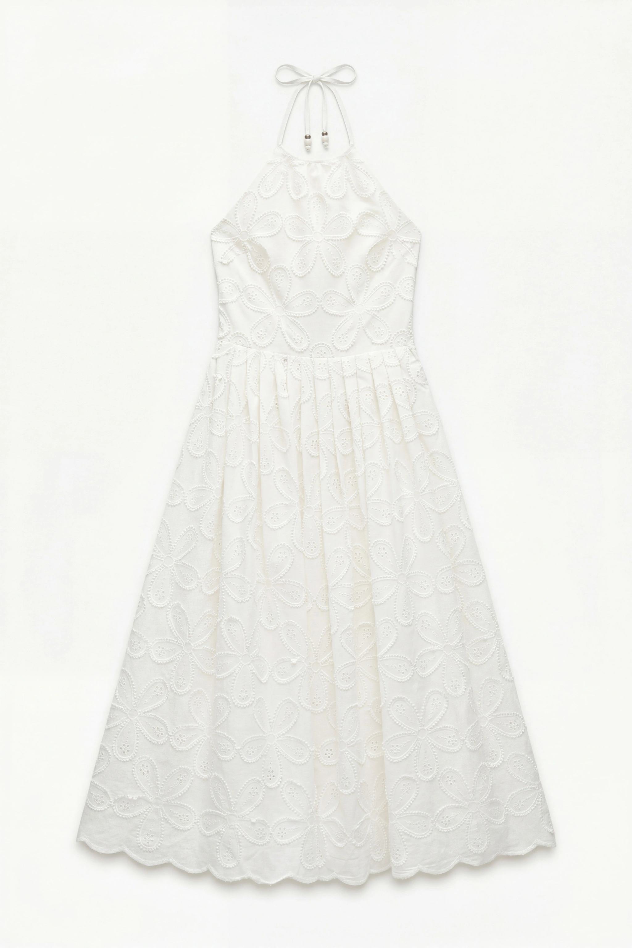 Λευκό maxi φόρεμα