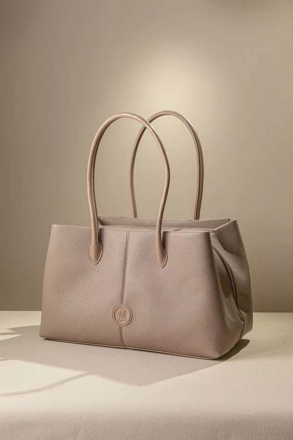 Μπεζ τσάντα