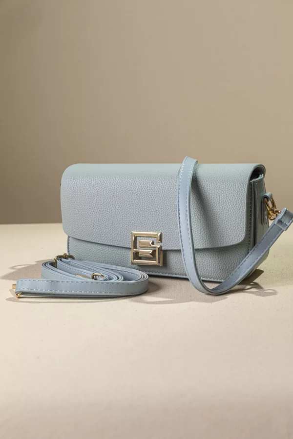 Γαλάζια βραδινή τσάντα