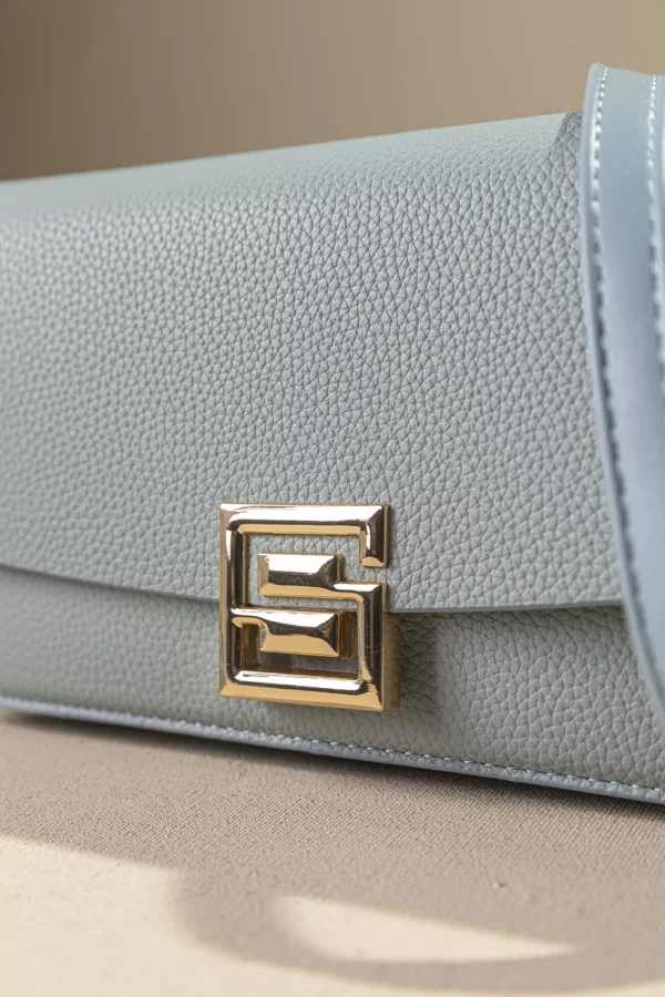 Γαλάζια βραδινή τσάντα